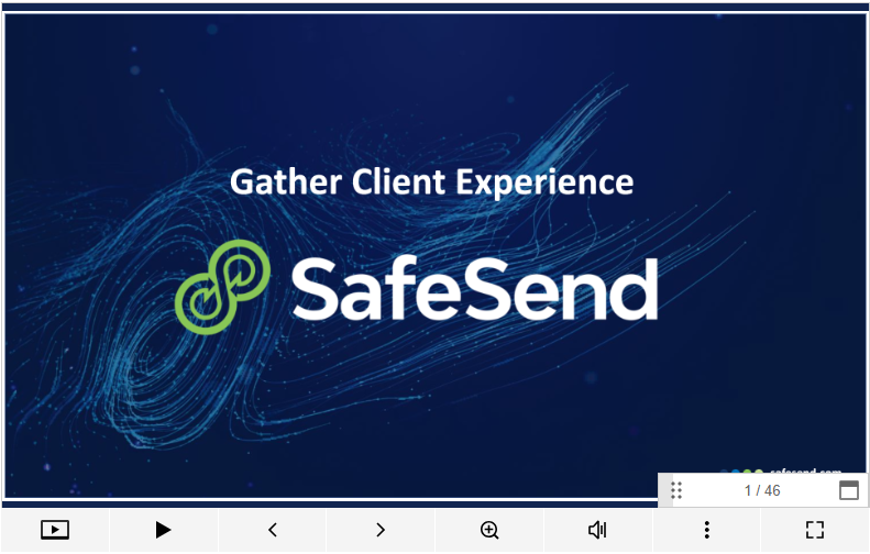 SafeSend Gather Screenshot